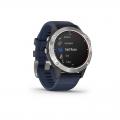   Garmin Quatix 6 - Gray with Captain Blue Band